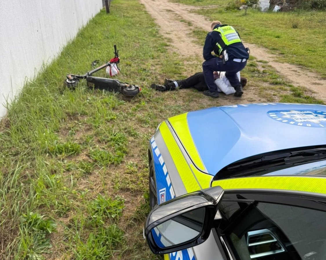 Uciekał hulajnogą przed policją. Dostał mandaty na blisko 6 tys. zł
