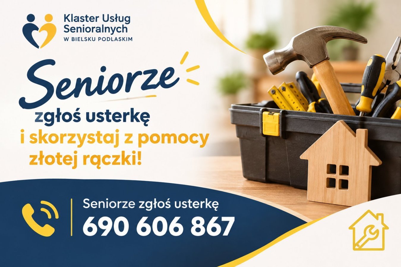 Bezpłatna „Złota Rączka” pomoże seniorom w Bielsku Podlaskim