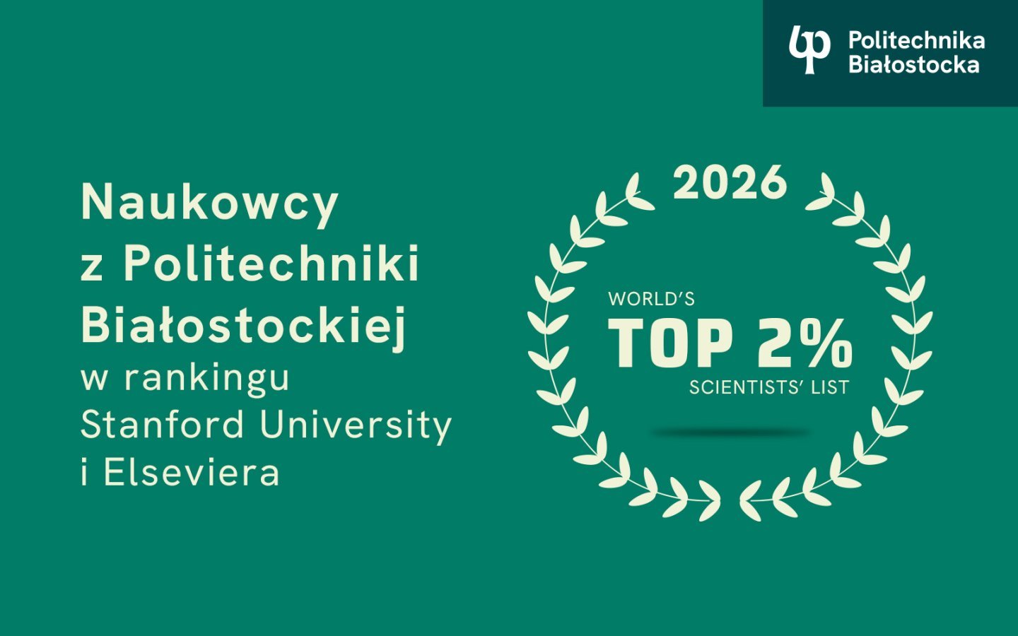 Dziesięcioro naukowców Politechniki Białostockiej w światowej czołówce