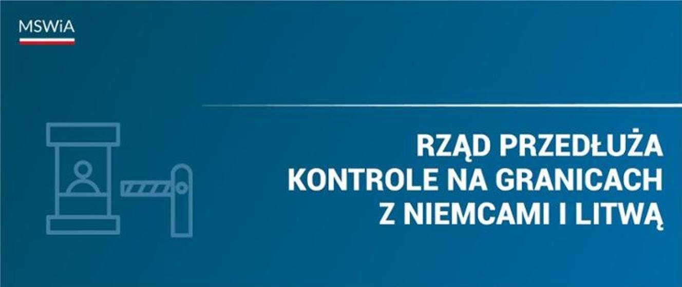 Kontrole na granicy z Litwą przedłużone do końca marca 2027 roku
