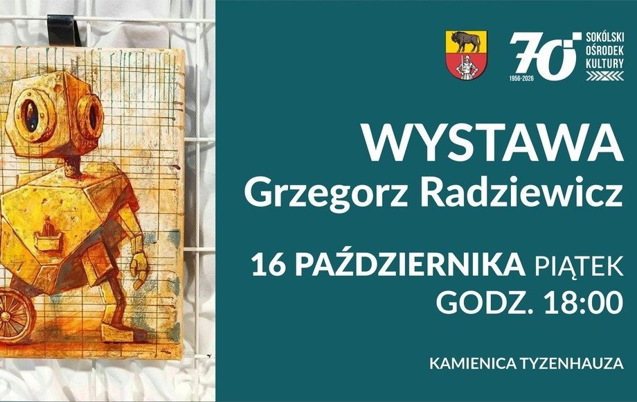 Malarstwo Grzegorza Radziewicza na wystawie w Sokółce