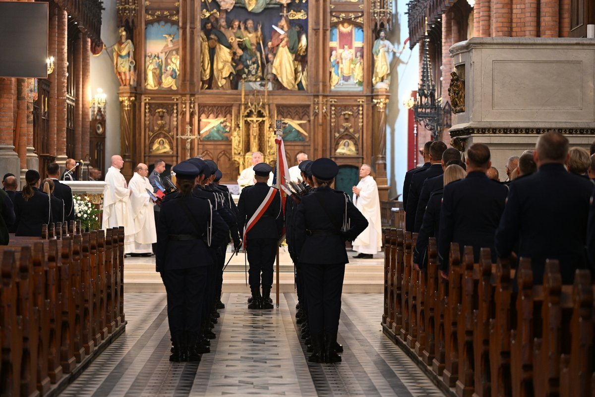 Podlascy policjanci obchodzili święto swojego patrona