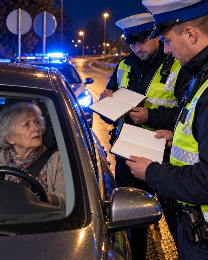 Policjanci ukarani za dwa mandaty dla seniorki za jeden błędny skręt