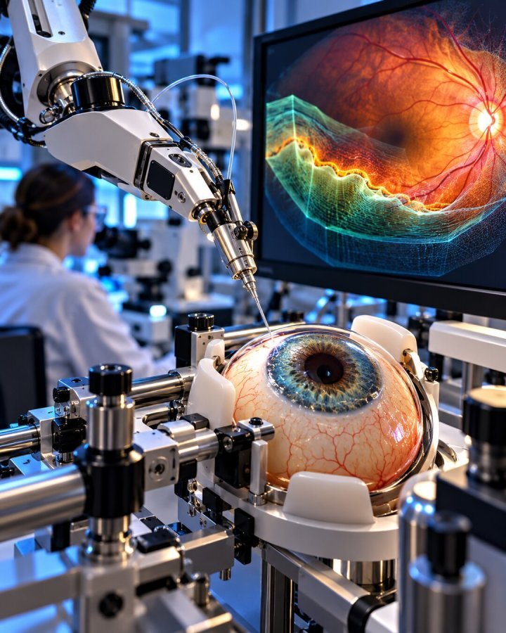 Polscy naukowcy tworzą robota do precyzyjnego podawania leków do oka
