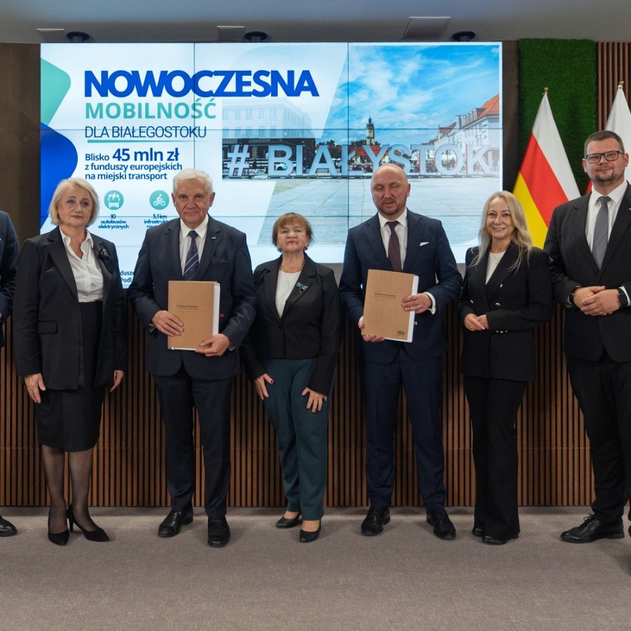 Ponad 70 mln zł na autobusy elektryczne i drogi rowerowe w Białymstoku