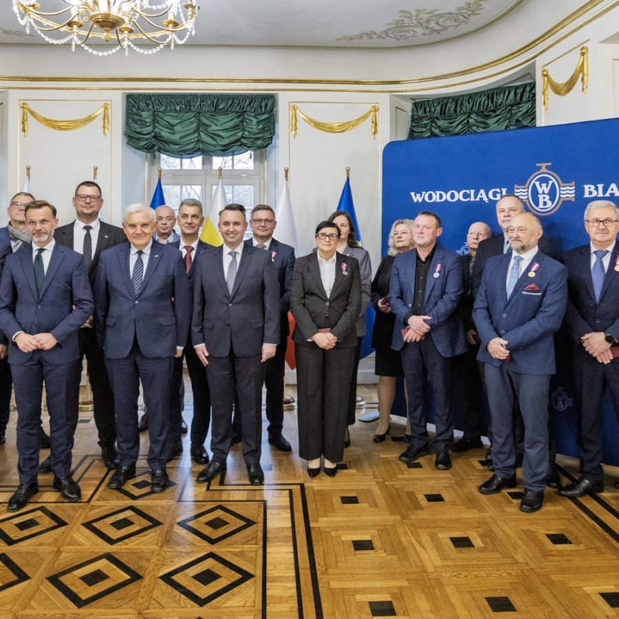 Pracownicy Wodociągów Białostockich otrzymali państwowe medale