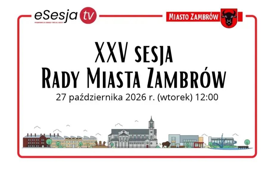Rada Miasta Zambrów zbierze się 27 października