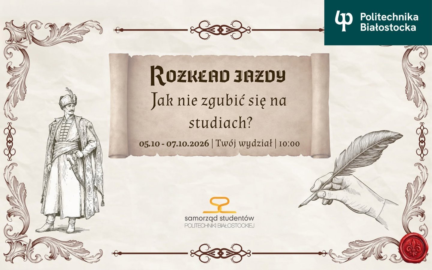 „Rozkład Jazdy” pomoże pierwszorocznym studentom Politechniki Białostockiej