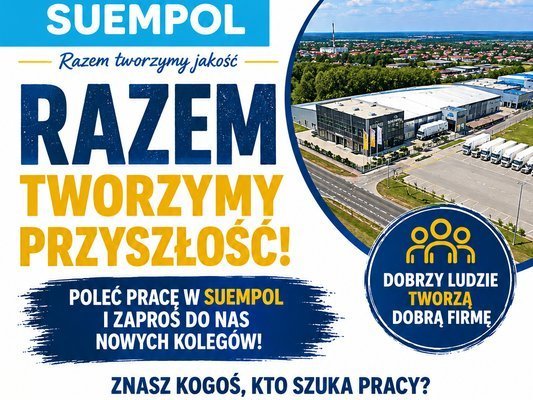 Suempol szuka pracowników do produkcji i pakowania