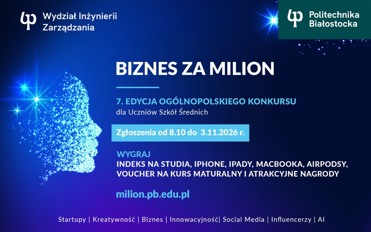 Uczniowie mogą wygrać indeks Politechniki Białostockiej