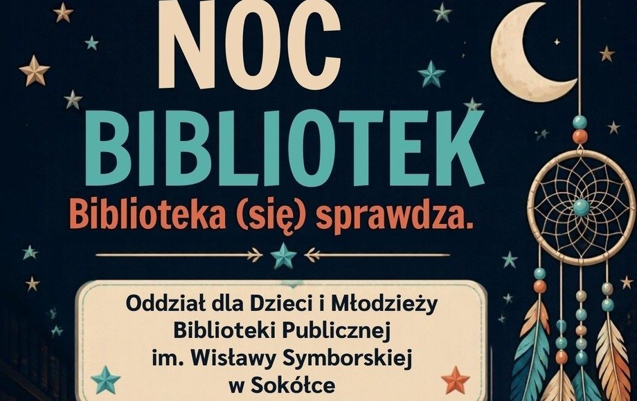 Warsztaty i rodzinny seans podczas Nocy Bibliotek w Sokółce
