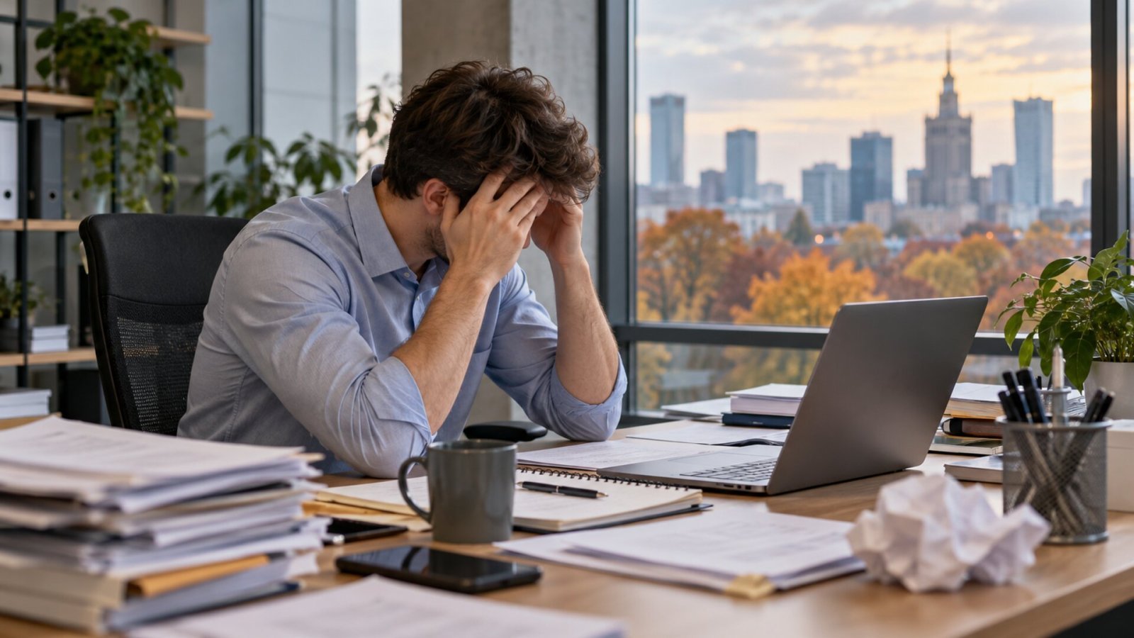 ZUS: 34,1 mln dni absencji z powodu zaburzeń psychicznych