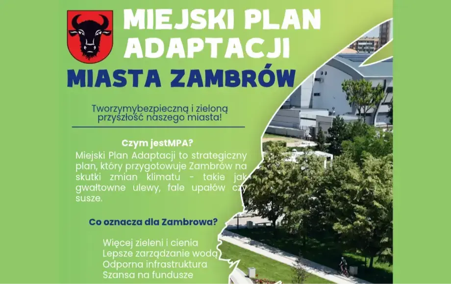 Zambrów opracuje plan adaptacji do zmian klimatu